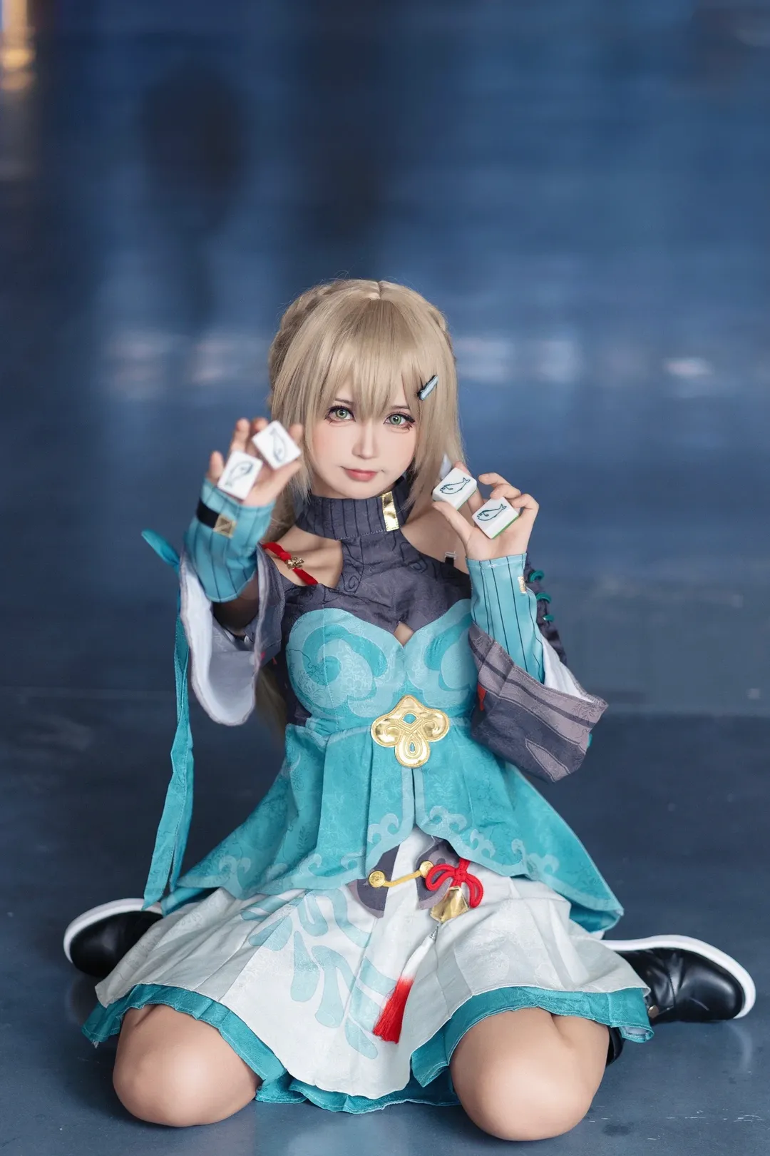 Honkai: Star Rail, Convention photos, Convention photos, Qingque cosplay, Shenzhen International Animation and Game Festival - Image 5