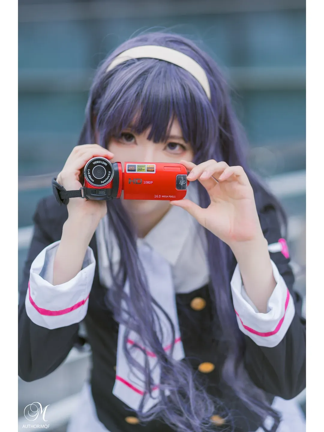 木之本樱cos, 魔卡少女樱, 大道寺知世cos, 白色过膝袜, 深圳动漫节返图 - 第8张