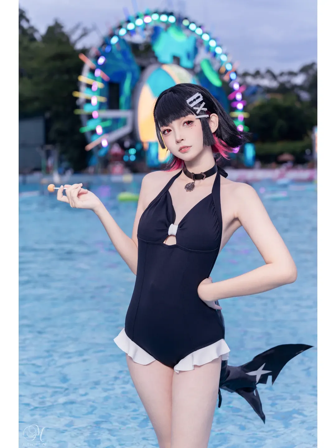绝区零, cosplay, 泳装, 长隆水上乐园, 鲨鱼妹妹cos