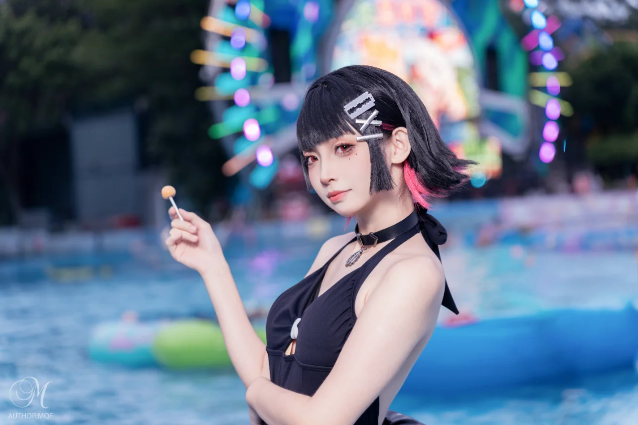 绝区零, cosplay, 泳装, 长隆水上乐园, 鲨鱼妹妹cos - 第3张