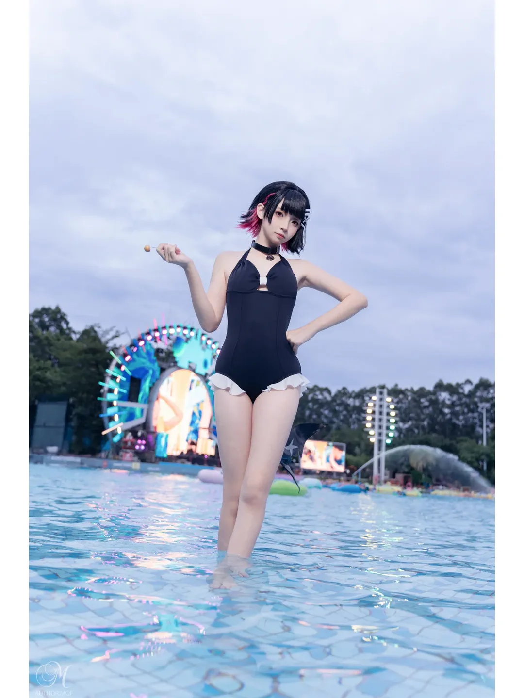 绝区零, cosplay, 泳装, 长隆水上乐园, 鲨鱼妹妹cos - 第4张