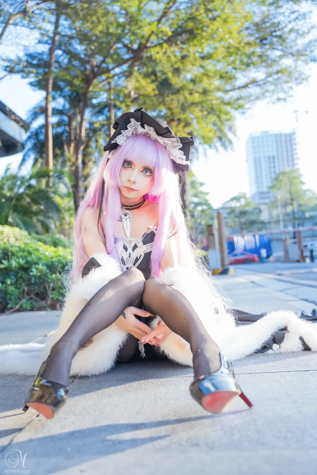Convention photo, Firefly ACG Expo, Azur Lane cosplay, Black stockings, 2D daily life