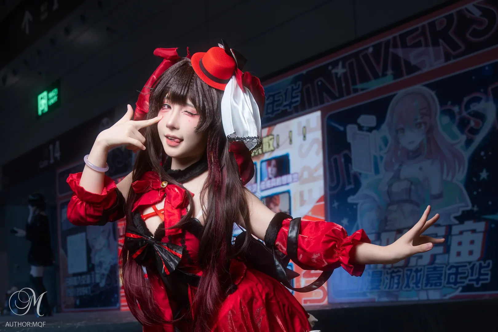 cosplay, 漫展返图, 黑丝制服, 二次元造型, 深圳环形宇宙动漫嘉年华 - 第10张