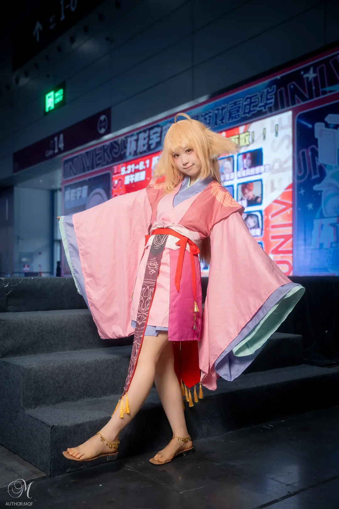 cosplay, 漫展返图, 黑丝制服, 二次元造型, 深圳环形宇宙动漫嘉年华 - 第5张