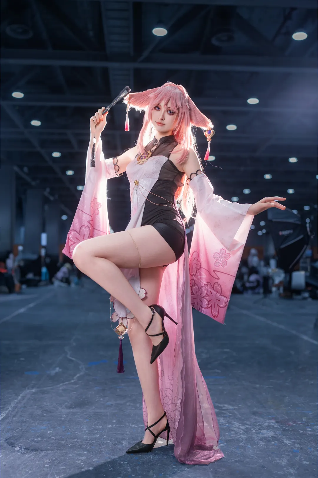 原神, 萤火虫漫展, 漫展场照, 八重神子cos, cosplay返图