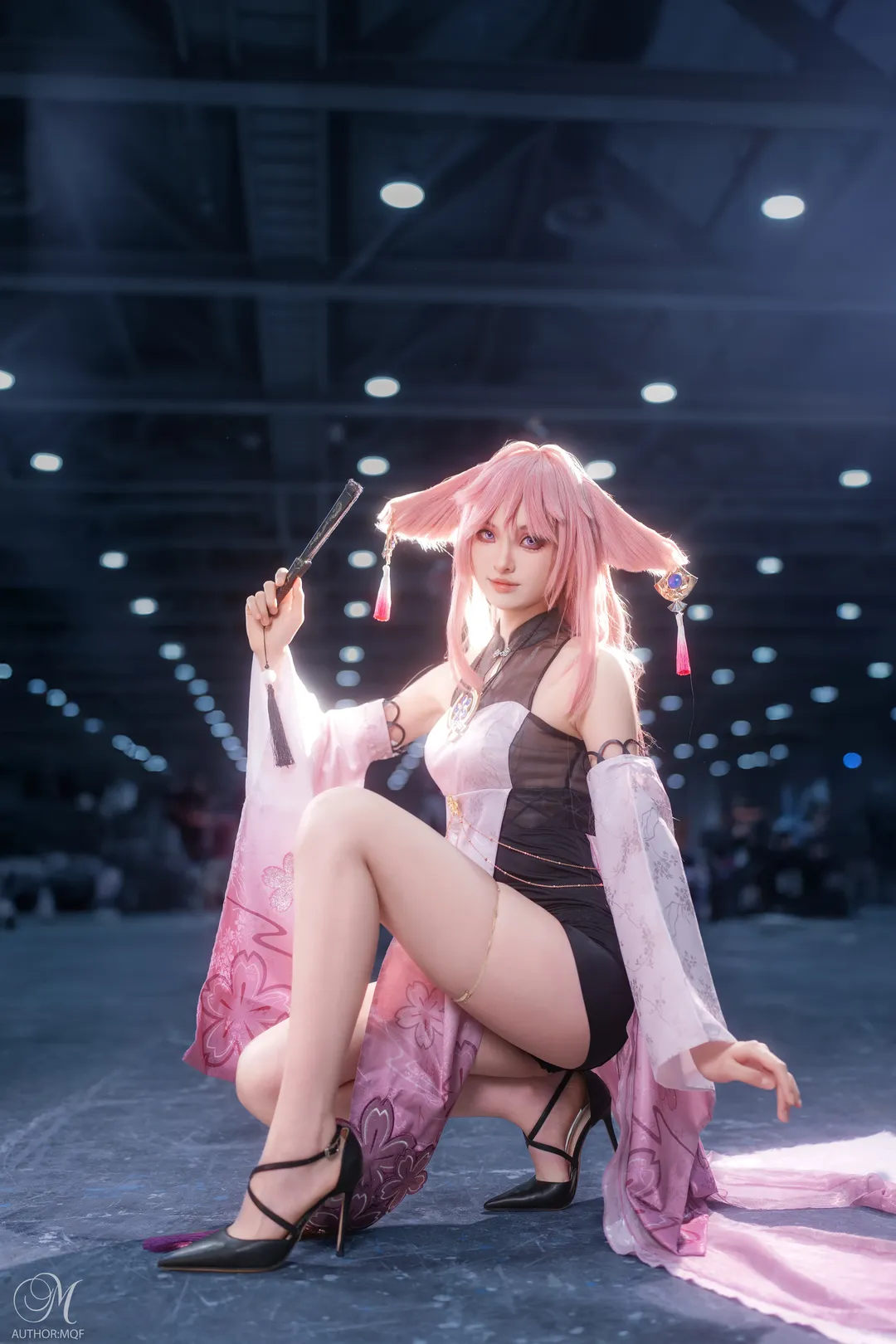 原神, 萤火虫漫展, 漫展场照, 八重神子cos, cosplay返图 - 第2张
