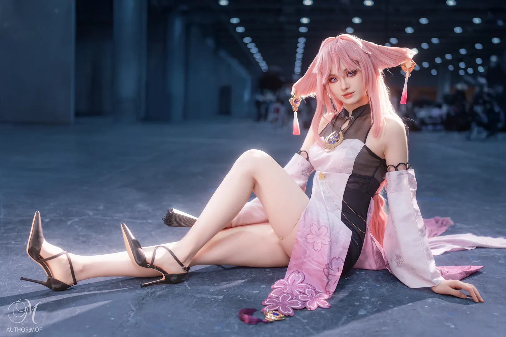 原神, 萤火虫漫展, 漫展场照, 八重神子cos, cosplay返图 - 第3张