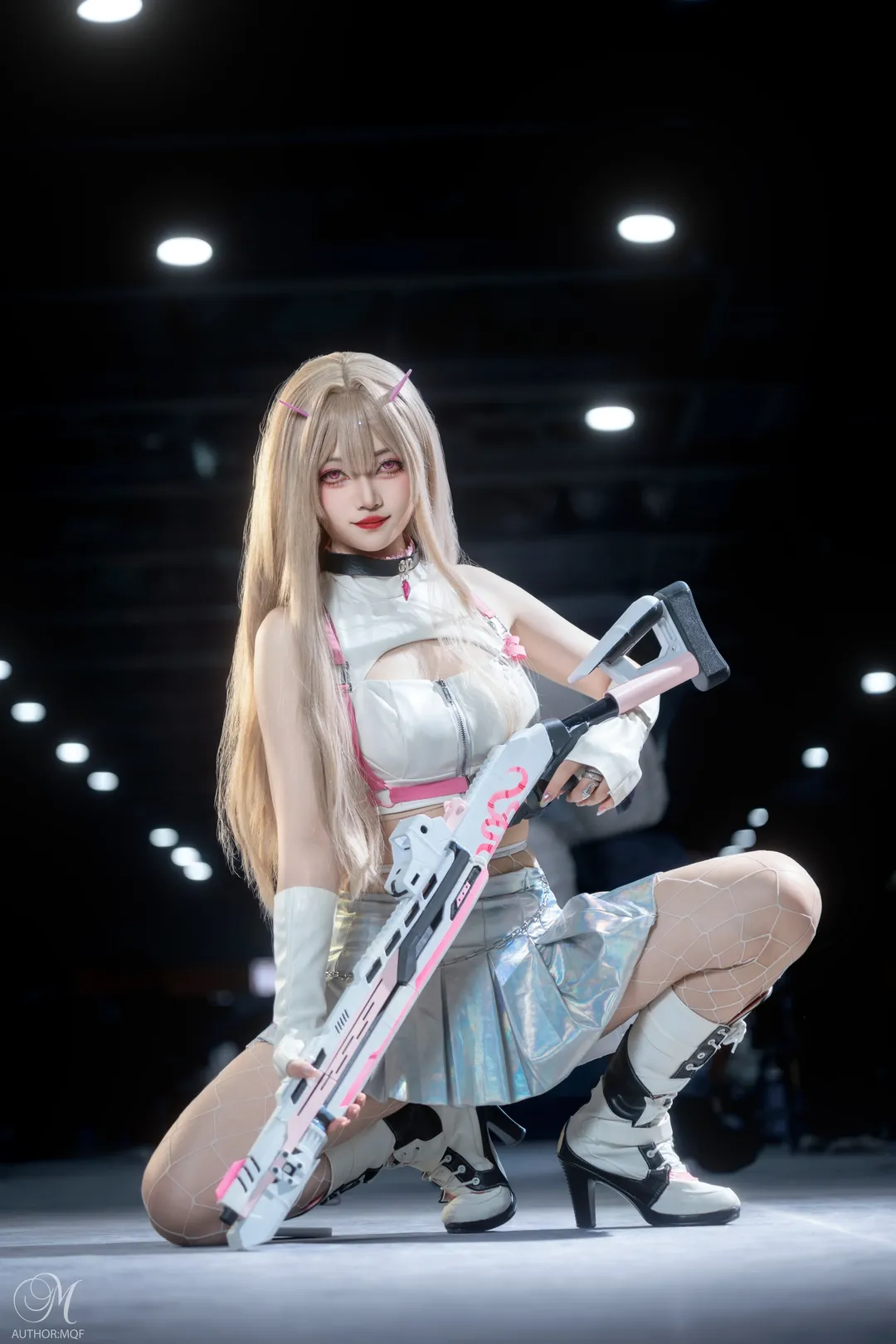 萤火虫漫展, 漫展场照, 毒蛇cos, 妮姬胜利女神, 网袜 - 第2张