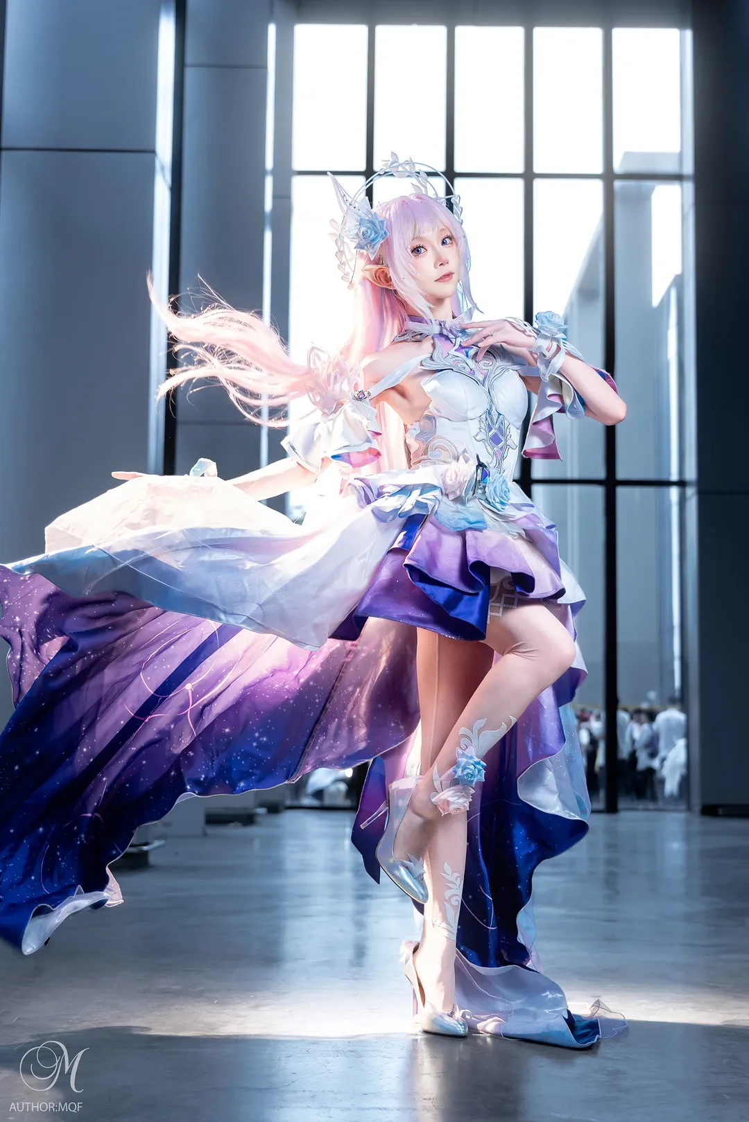 Cyrene Cosplay, Honkai: Star Rail, Convention photos, Anime cosplay, White tights cosplay