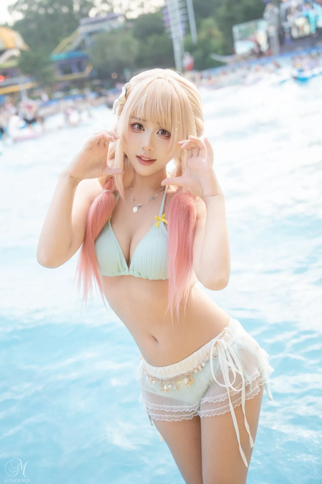 泳裝, 二次元cosplay, 喜多川海夢cos, 更衣人偶墜入愛河, 水上樂園cos - 第1張