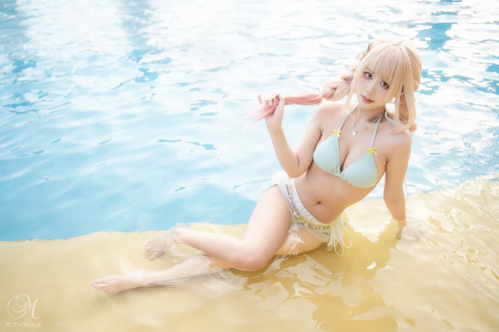 泳裝, 二次元cosplay, 喜多川海夢cos, 更衣人偶墜入愛河, 水上樂園cos - 第3張