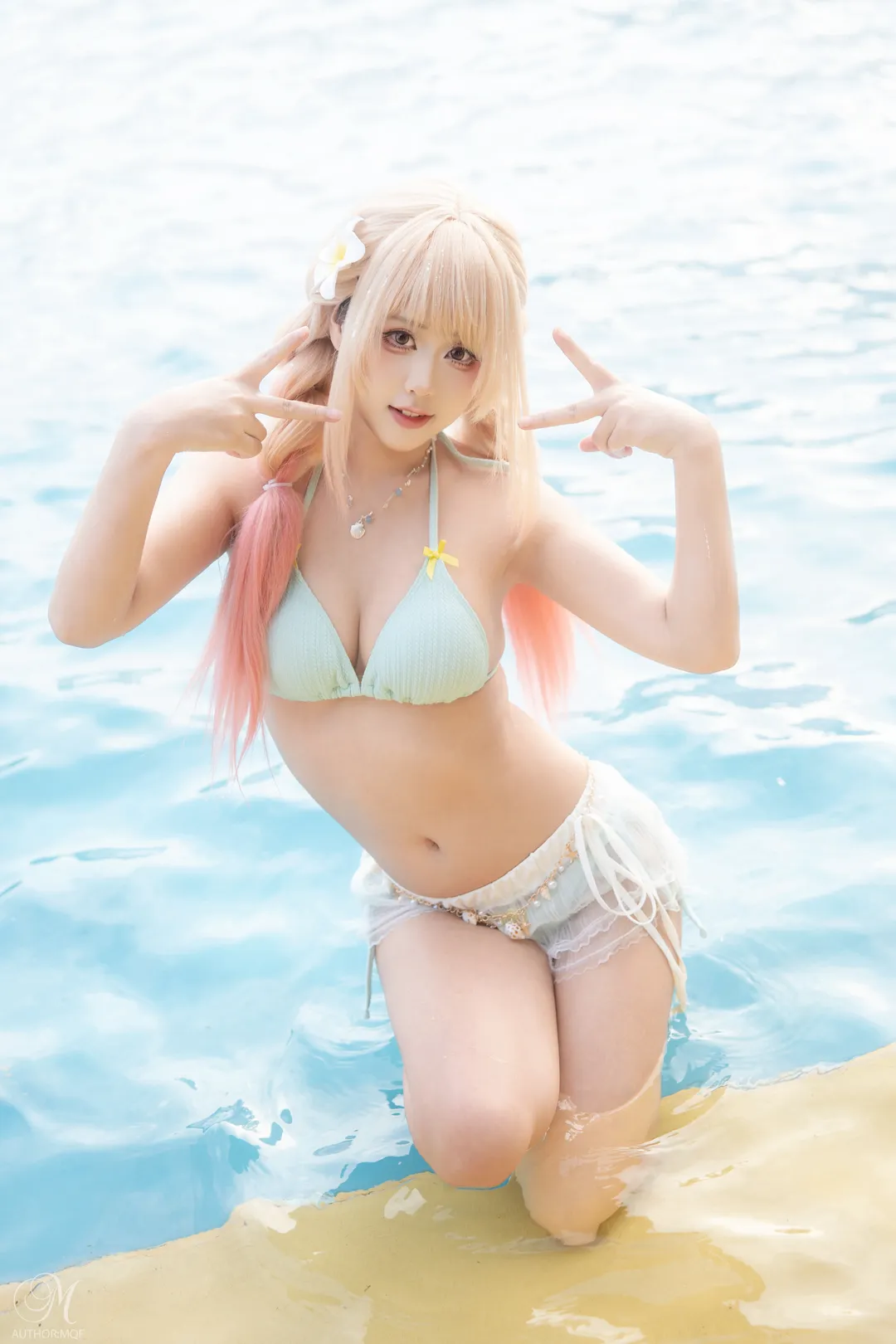 泳装, 二次元cosplay, 喜多川海梦cos, 更衣人偶坠入爱河, 水上乐园cos
