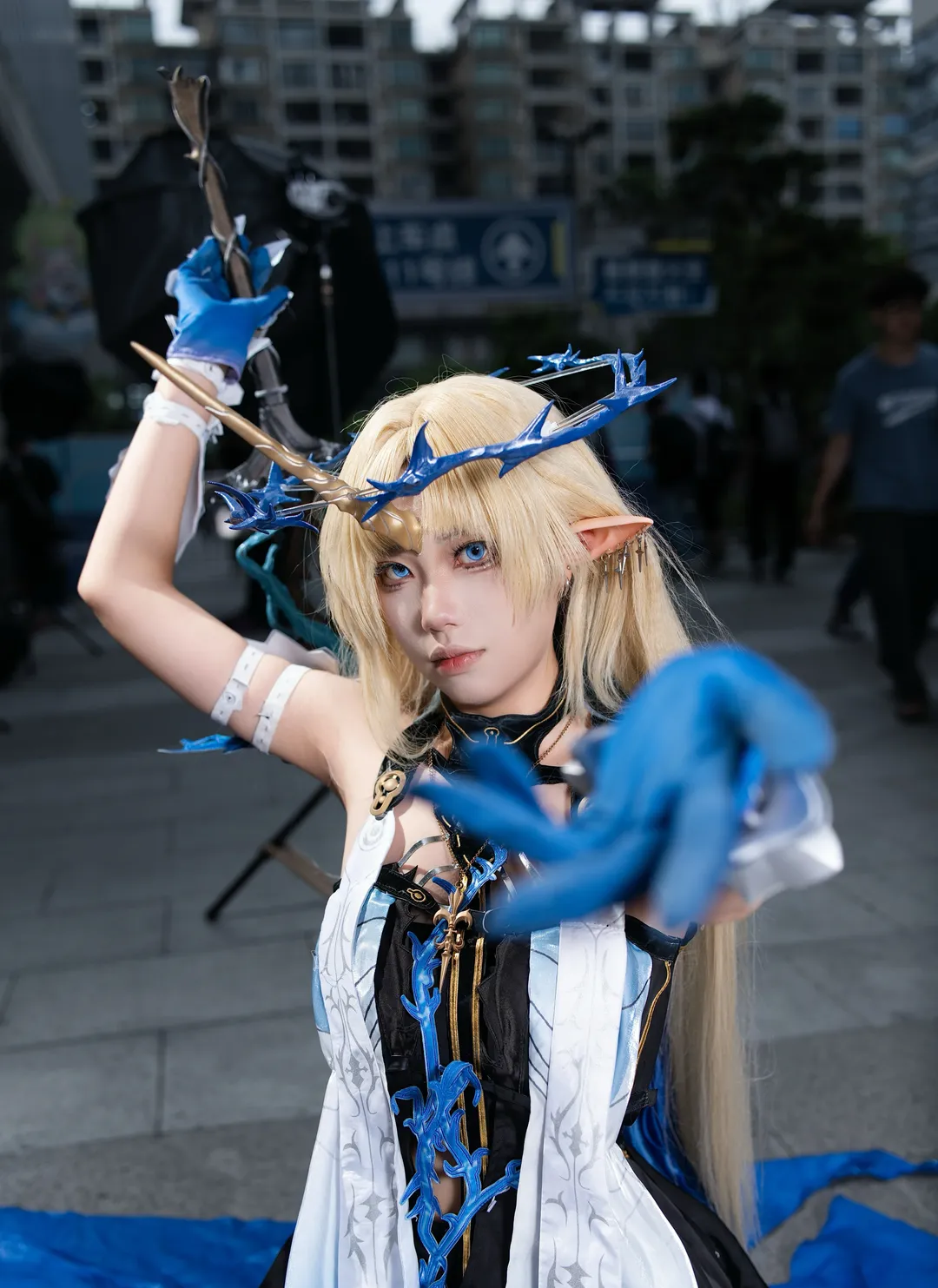 鸣潮, 萤火虫漫展, cosplay摄影, 二次元穿搭, 卡提希娅芙露德莉斯cos - 第4张