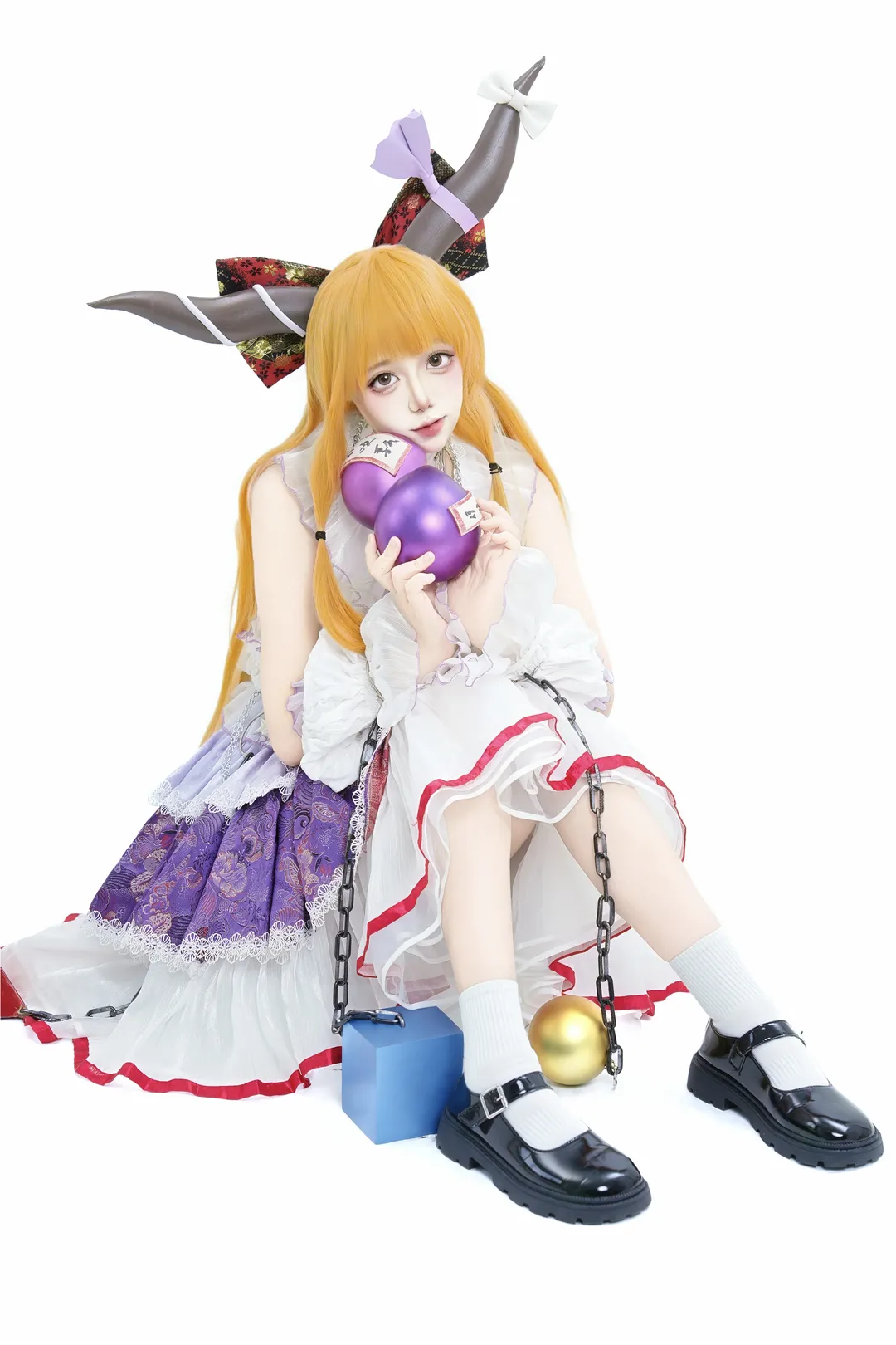 cosplay, 东方Project, 摄影, 白丝, 伊吹萃香cos - 第1张