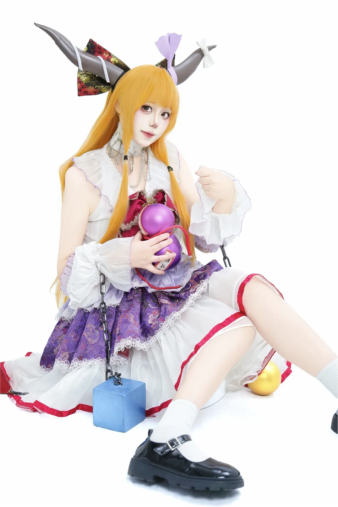 cosplay, 东方Project, 摄影, 白丝, 伊吹萃香cos - 第2张