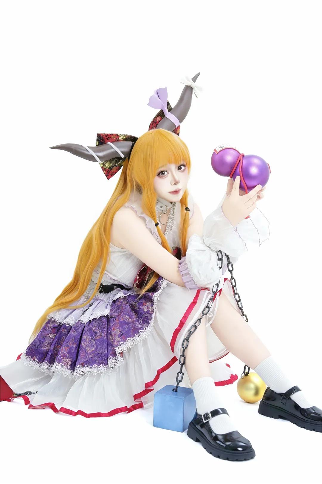 cosplay, 东方Project, 摄影, 白丝, 伊吹萃香cos - 第3张