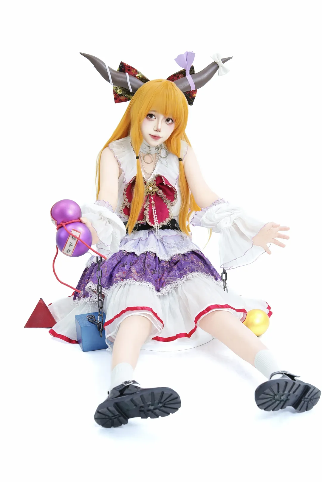 cosplay, 东方Project, 摄影, 白丝, 伊吹萃香cos - 第4张