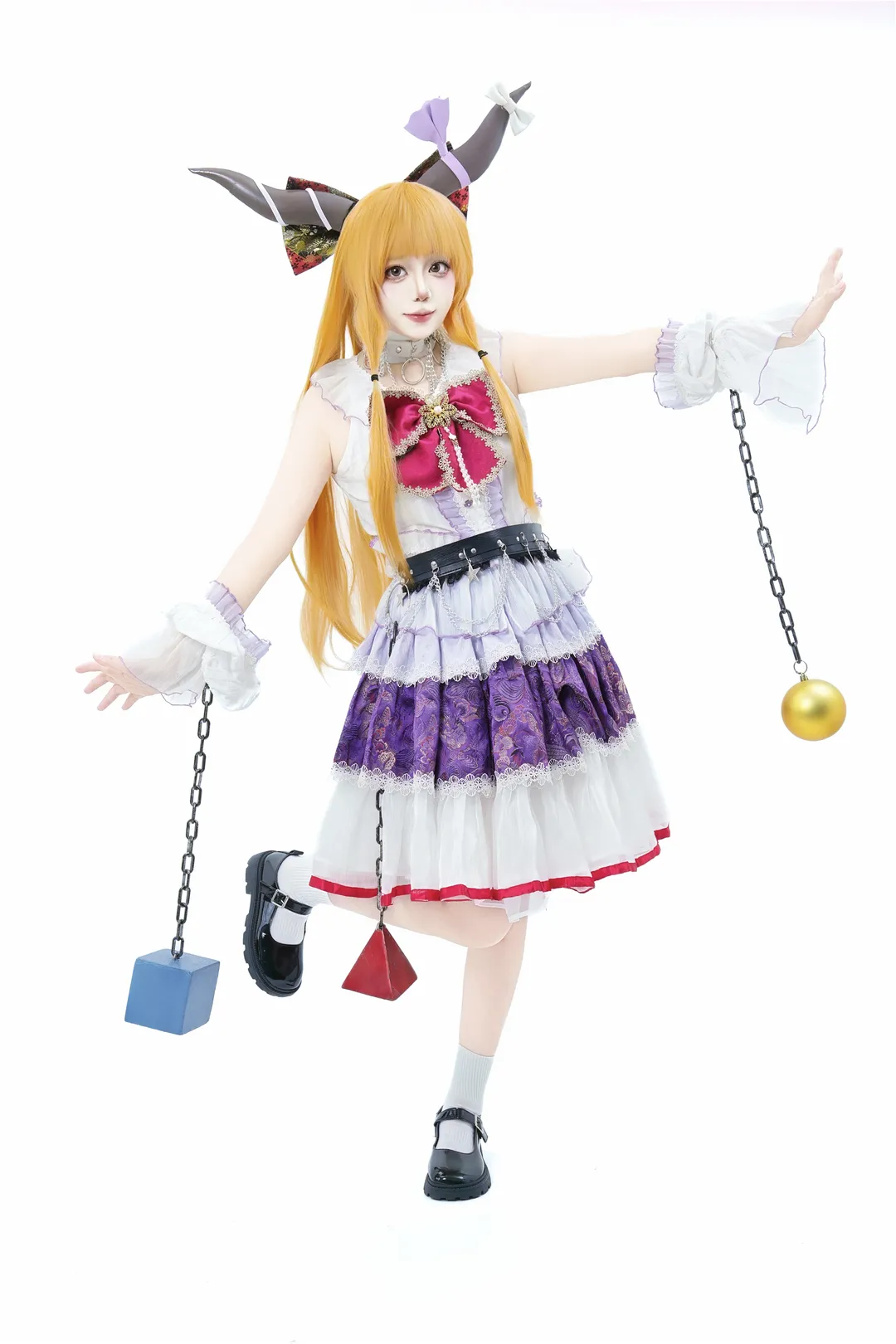 cosplay, 东方Project, 摄影, 白丝, 伊吹萃香cos