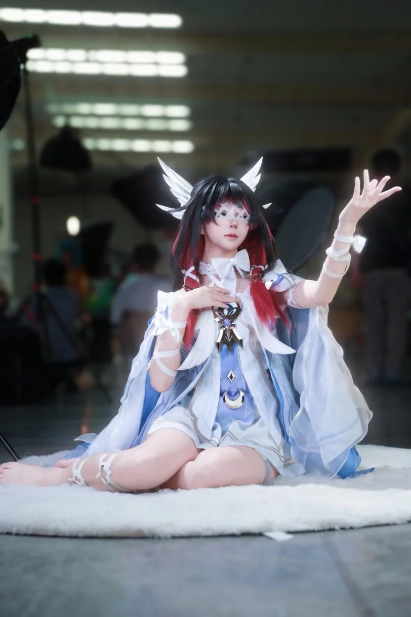 二次元, 哥伦比娅cos, 漫展场照, 月之少女, 白羽仙气 - 第3张