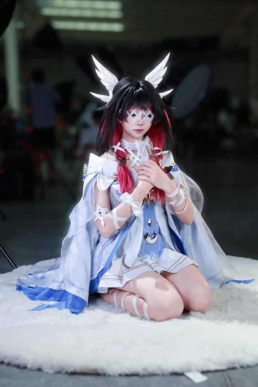 二次元, 哥伦比娅cos, 漫展场照, 月之少女, 白羽仙气 - 第4张