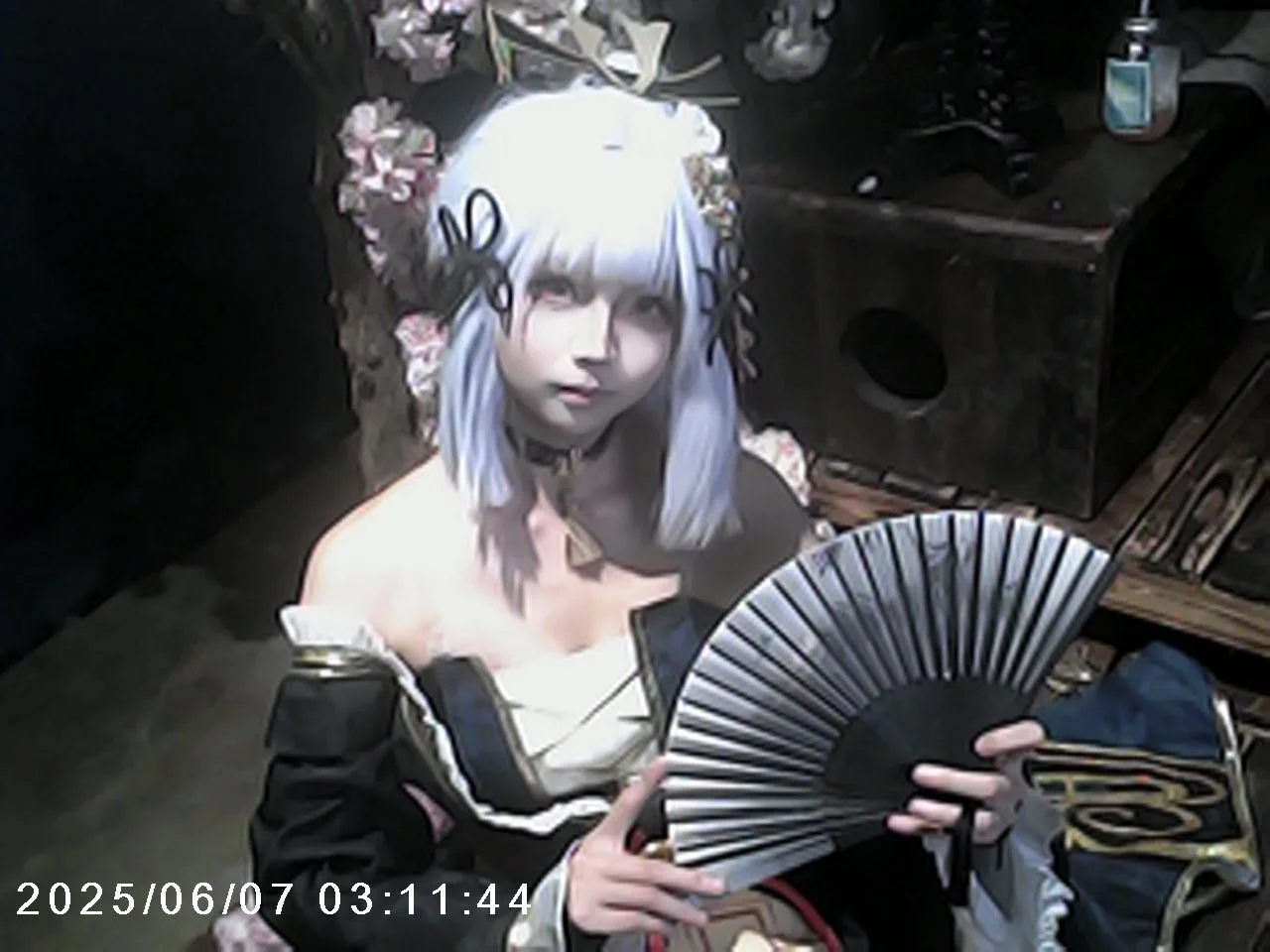 原神, 神里绫华cos, 黑道千金, cosplay摄影, 古早感 - 第8张