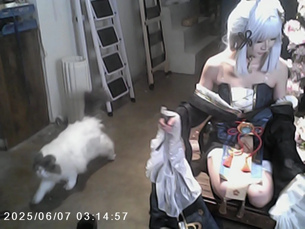 原神, 神里绫华cos, 黑道千金, cosplay摄影, 古早感 - 第9张