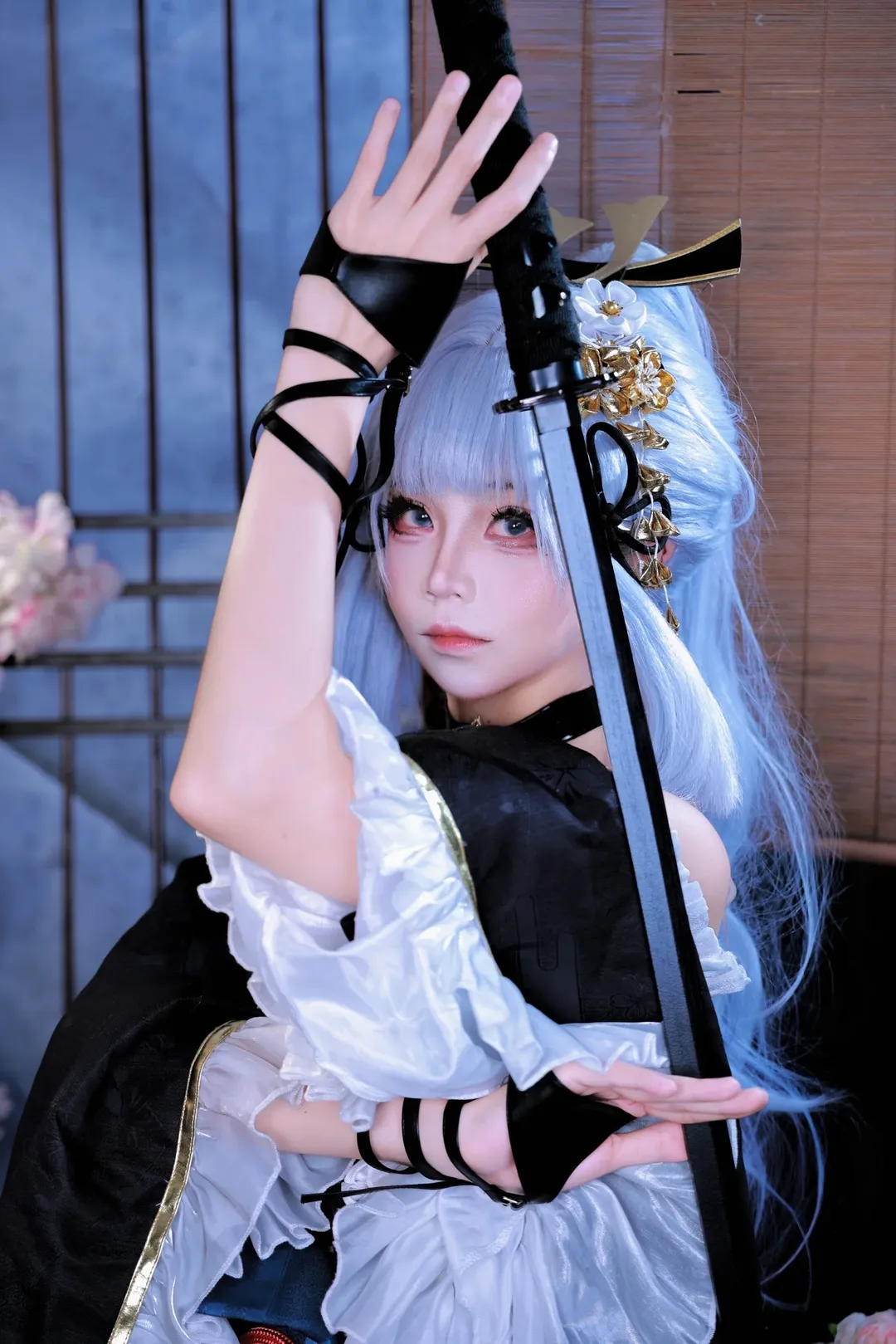 二次元, コスプレ, 神里綾華 コスプレ, 極道の娘, 刀 - 2枚目