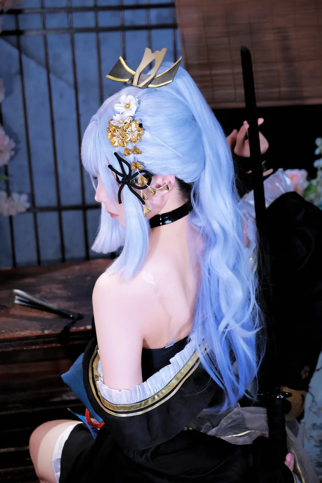 二次元, コスプレ, 神里綾華 コスプレ, 極道の娘, 刀 - 7枚目