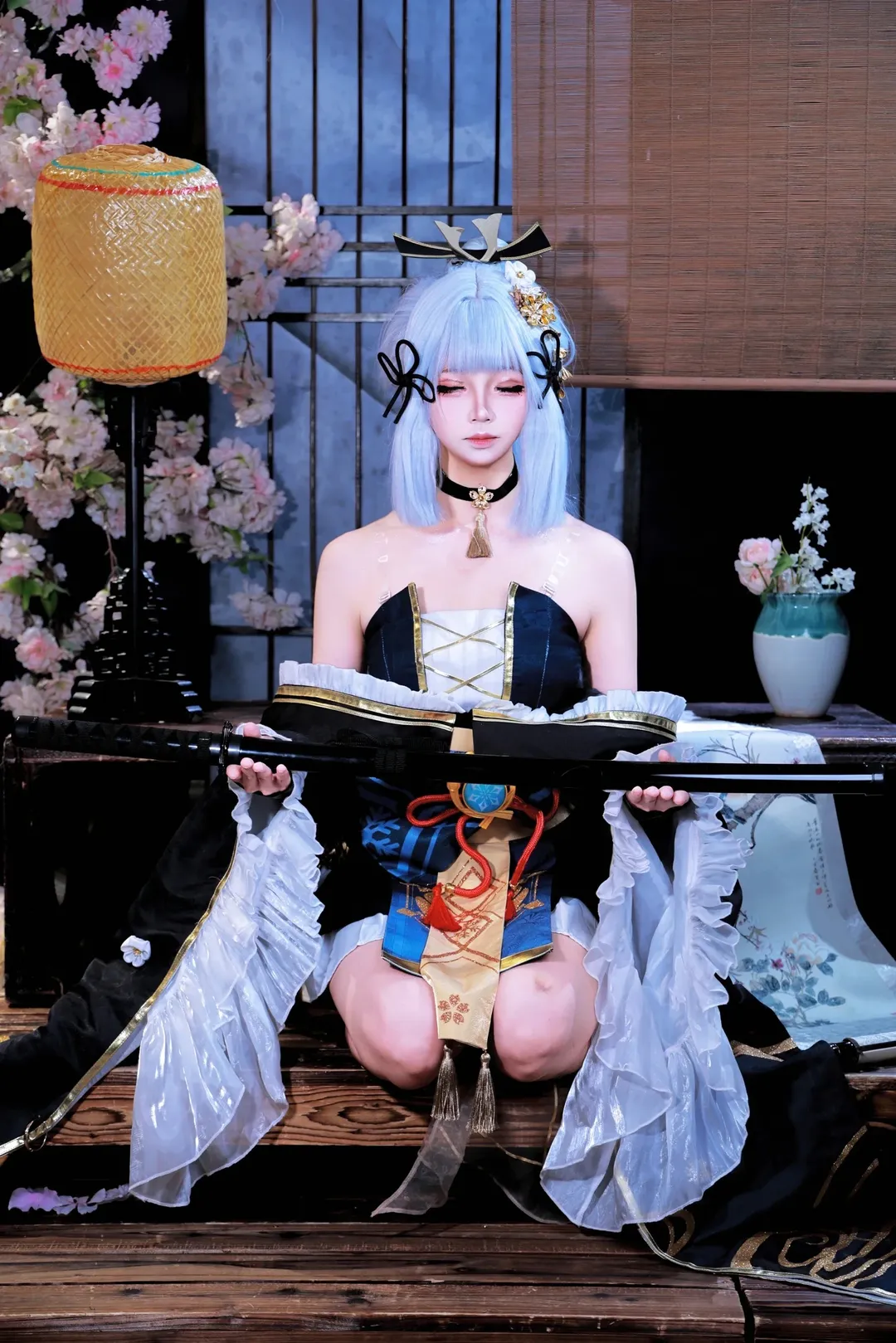 二次元, コスプレ, 神里綾華 コスプレ, 極道の娘, 刀 - 8枚目