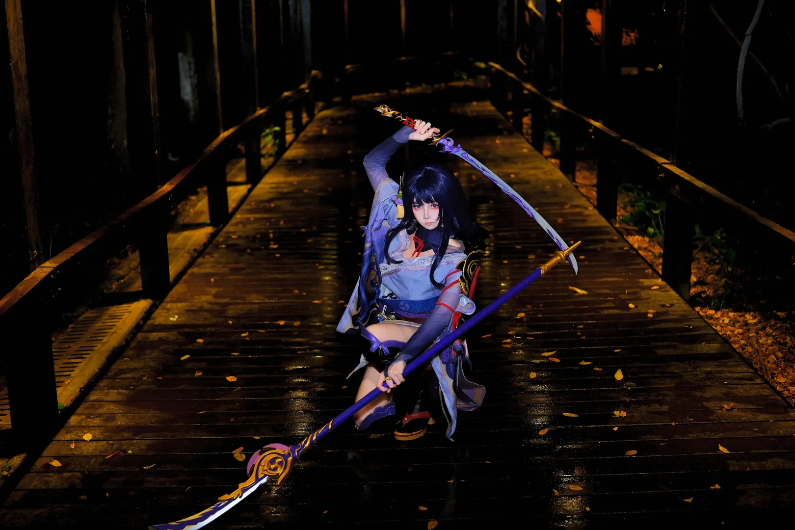二次元, 原神, cosplay, 稻妻, 雷电将军cos