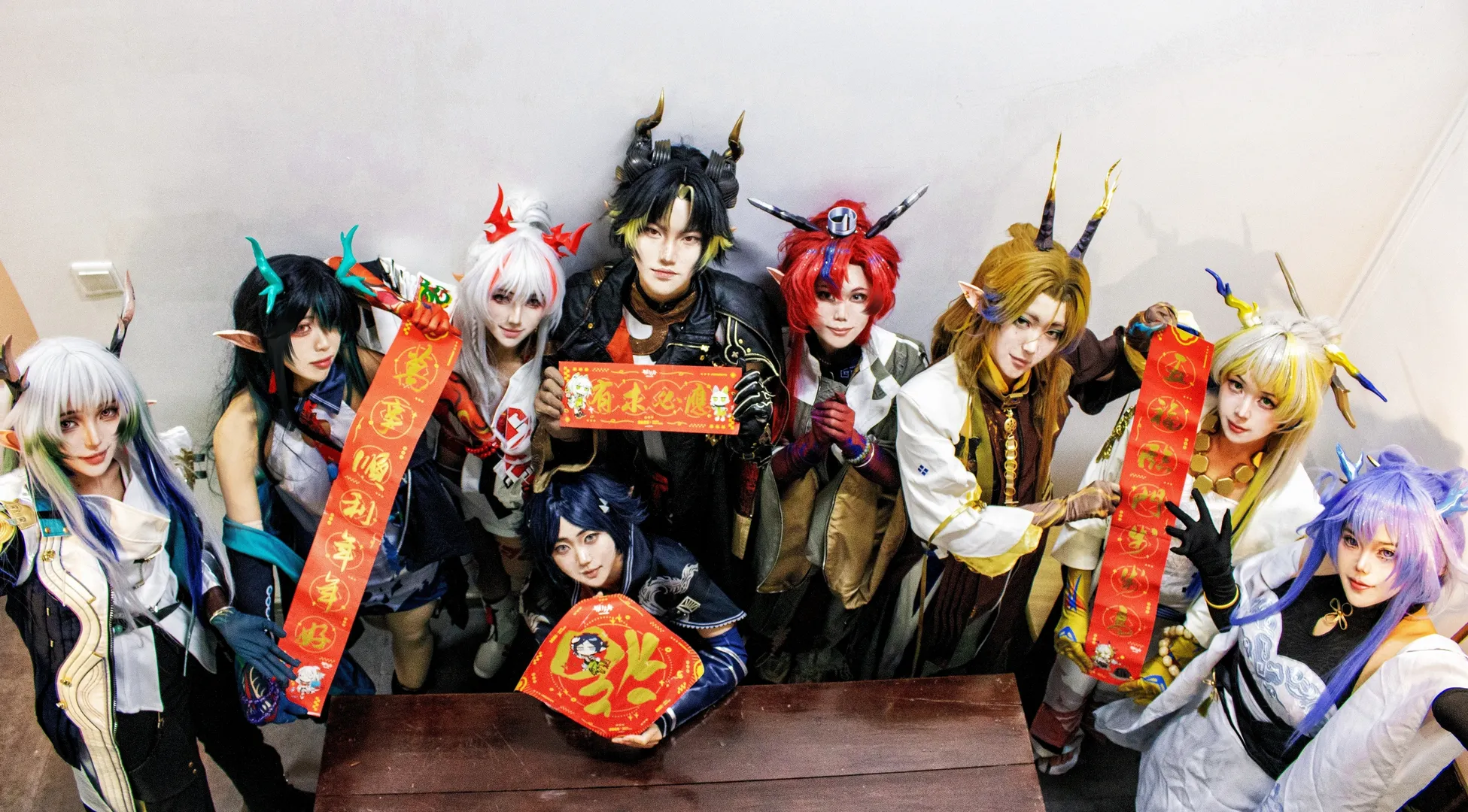 明日方舟, 岁家cos, 重岳cos, 除夕cosplay, cosplay合照