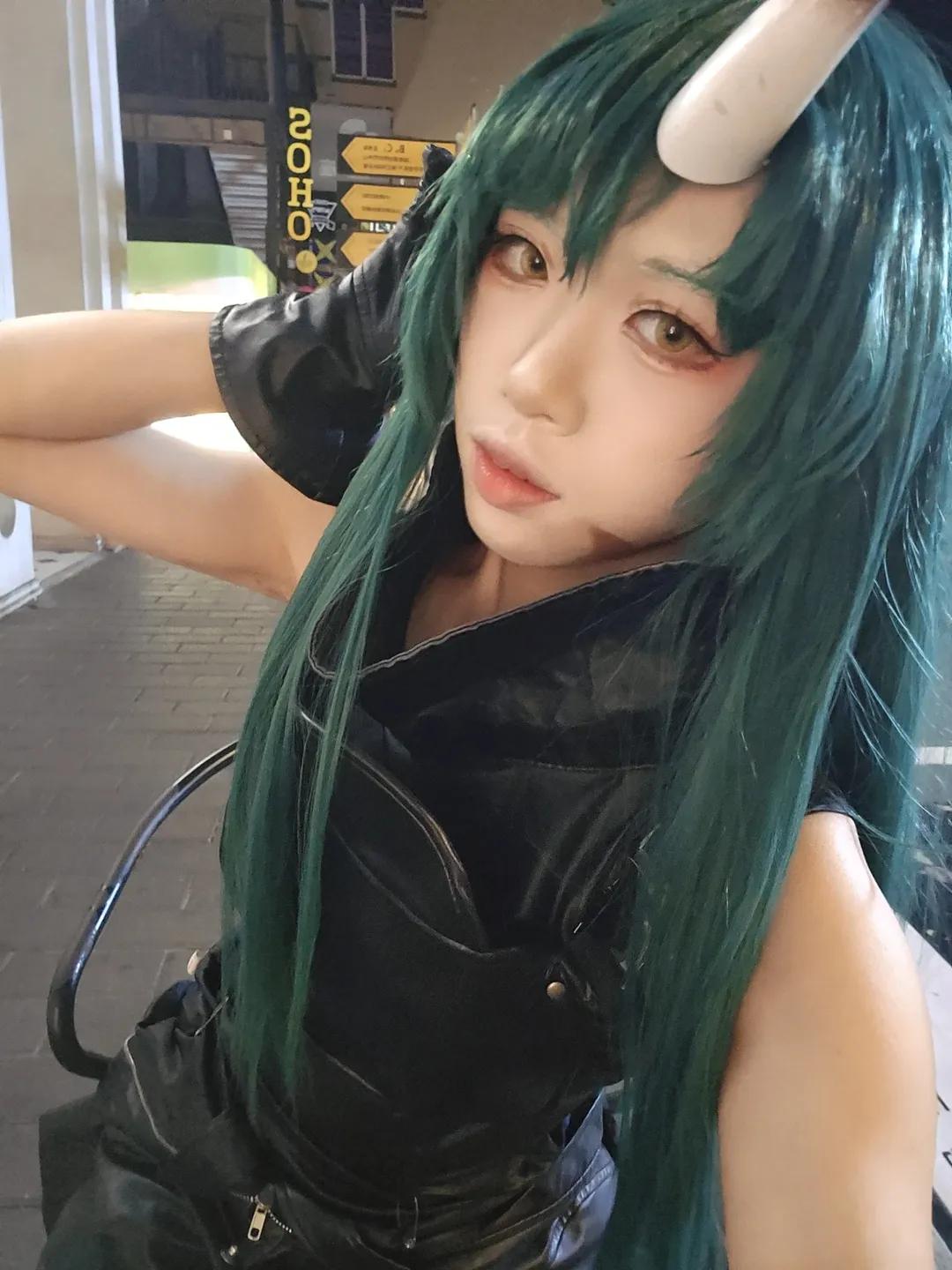 cosplay, 明日方舟, 机能穿搭, 星熊cos, 仿妆
