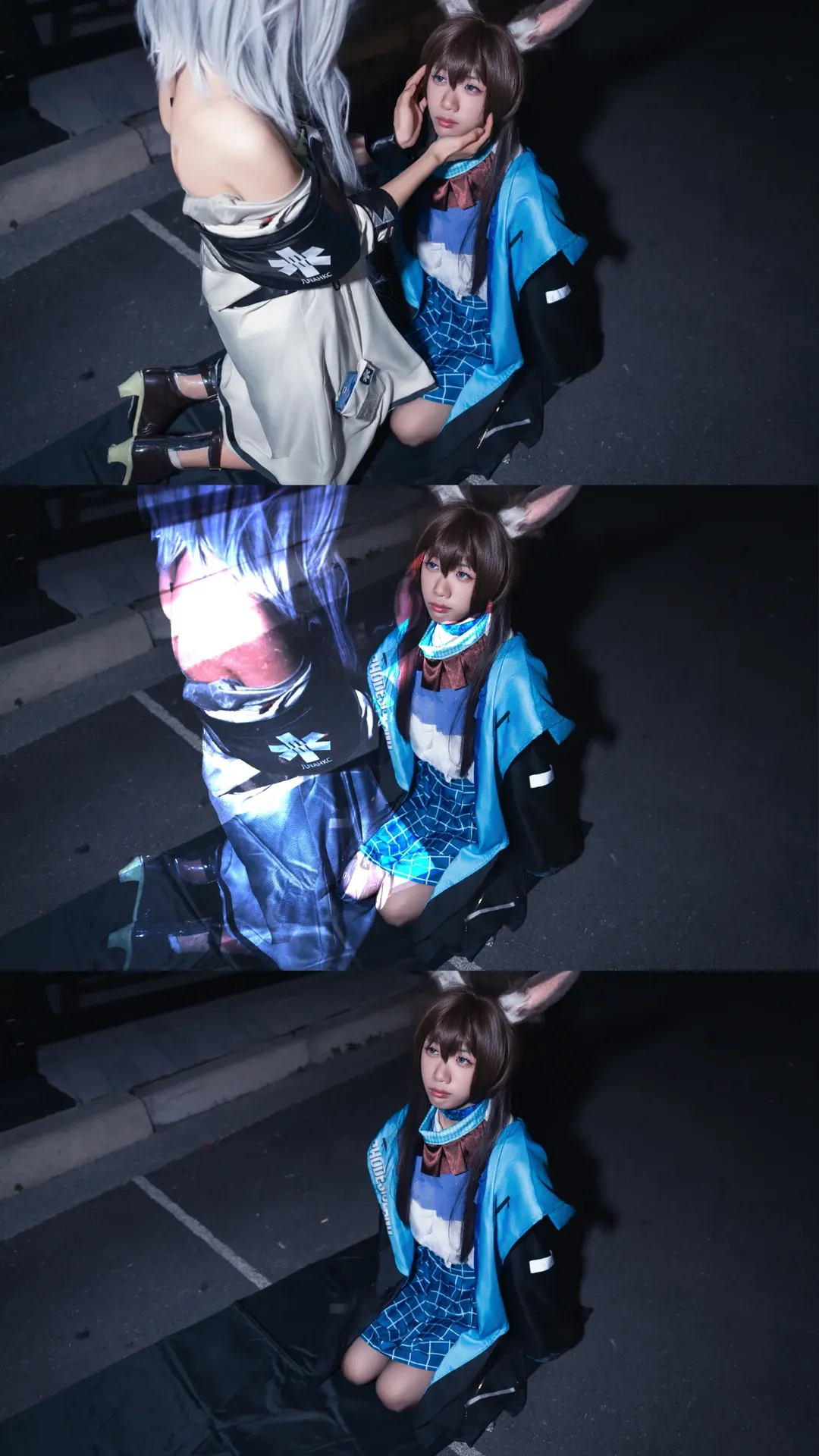 明日方舟, 夜景人像, 外景摄影, cosplay正片, 凯尔希cos - 第1张