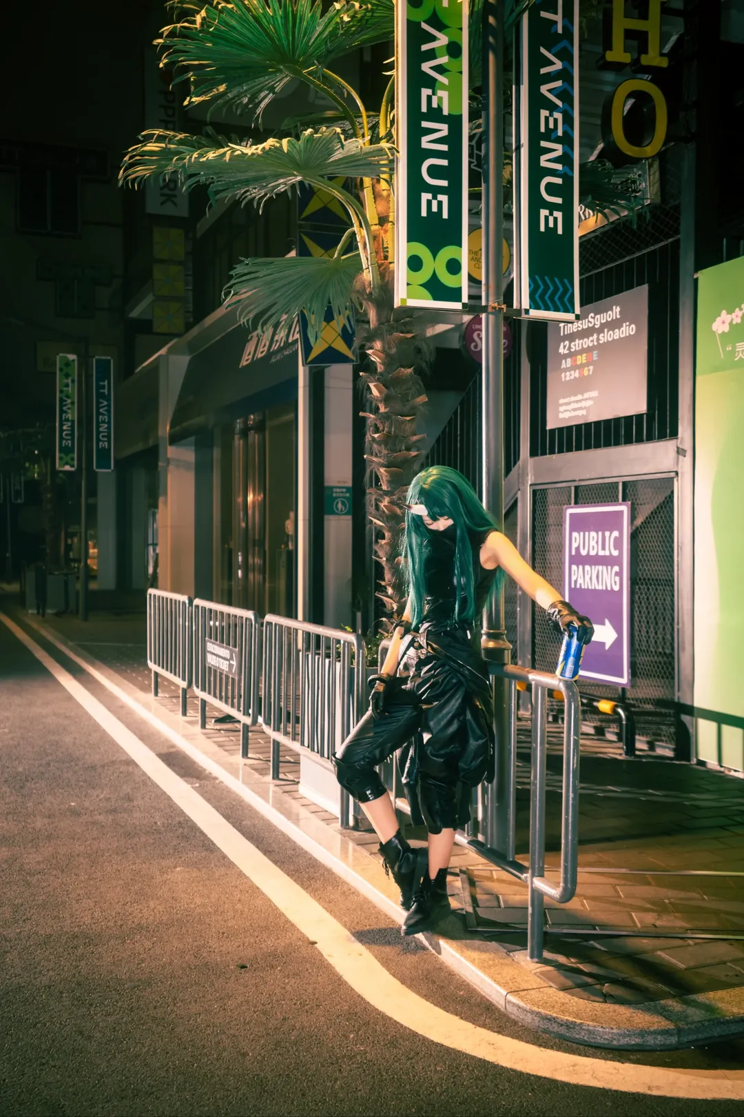 明日方舟, 機能風穿搭, 夜景氛圍感, 龍門近衛局, 星熊cos