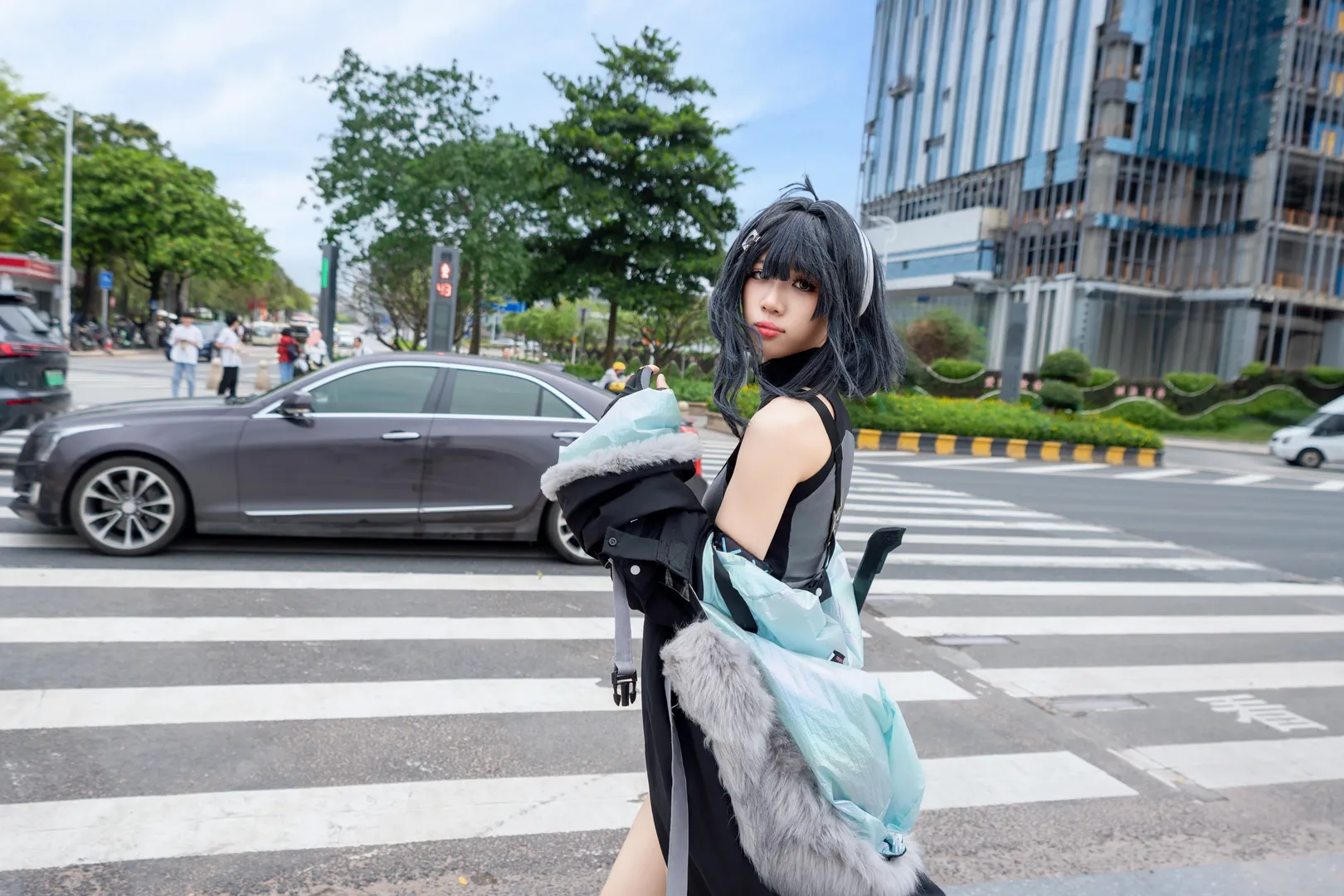 明日方舟, cos摄影, 二次元日常, cosplay街拍, 羽毛笔cos