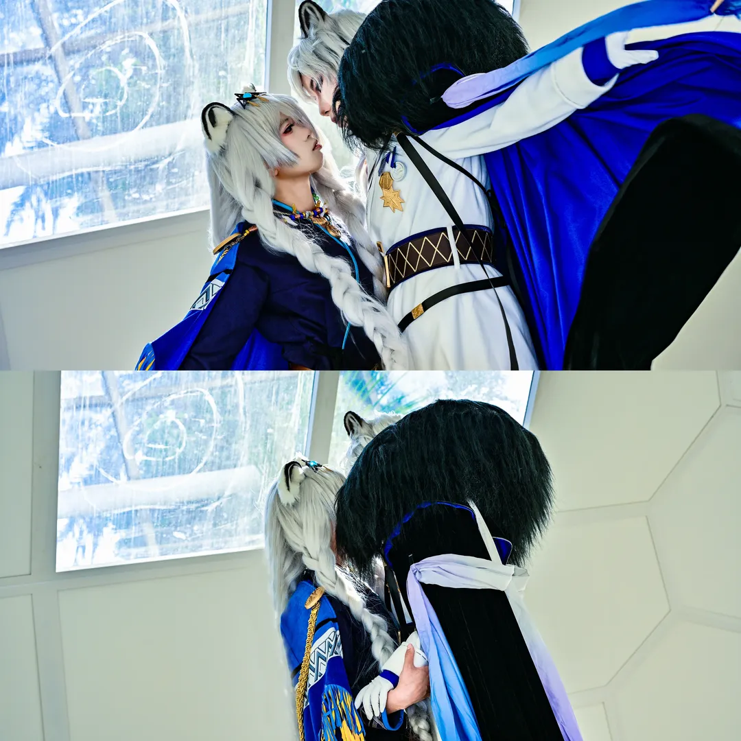 初雪 コスプレ, アークナイツ, ストッキング コスプレ, シルバーアッシュ コスプレ, 風雪の誓い - 1枚目