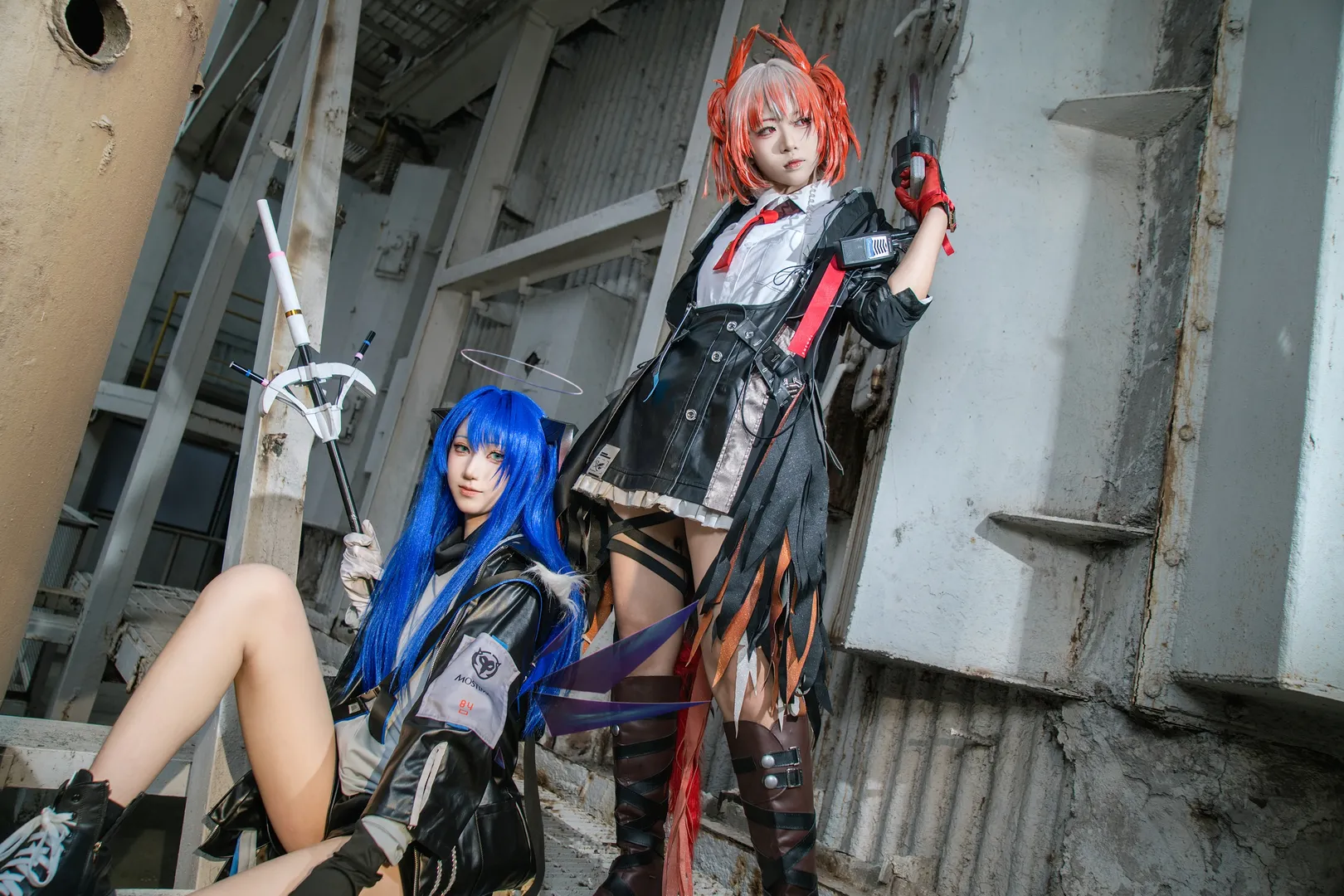 アークナイツ, モスティマ コスプレ, インダストリアル風コスプレ, フィアメッタ コスプレ, ラテラーノ - 1枚目