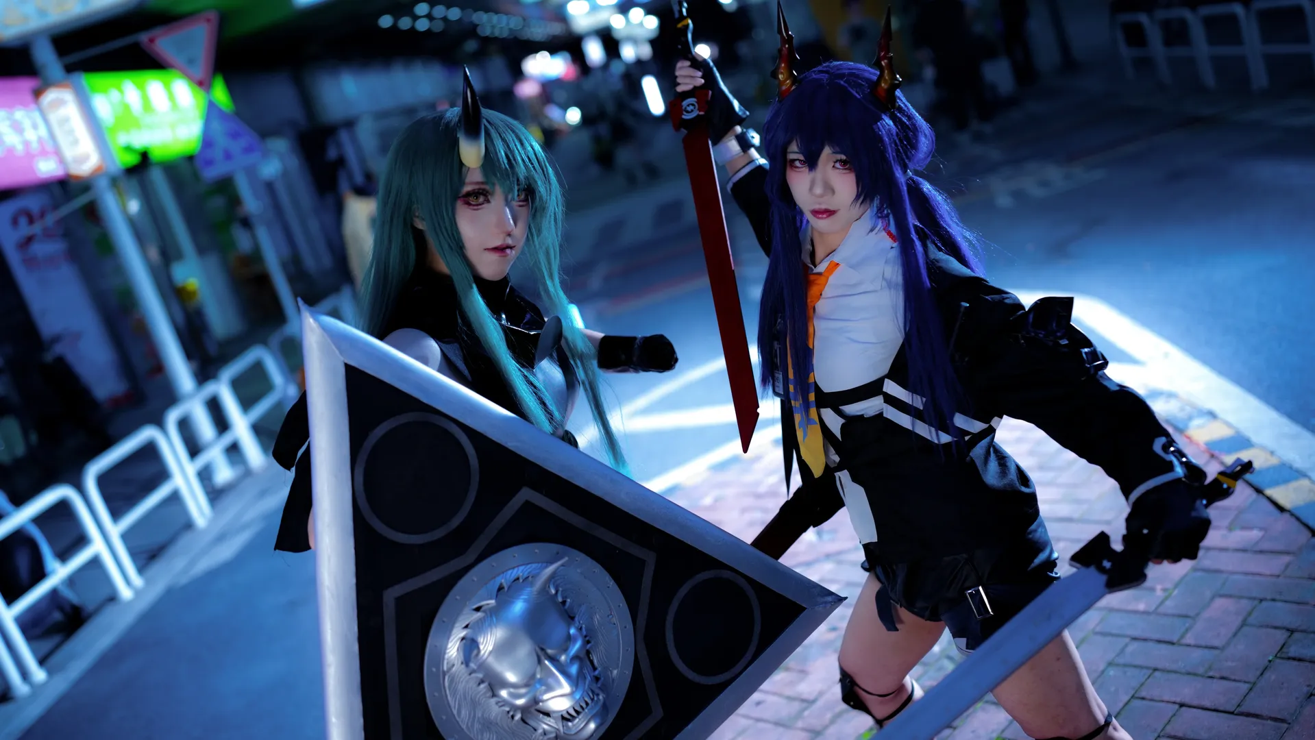 明日方舟, 陈cos, 双人cosplay, 龙门近卫局, 星熊cos - 第2张