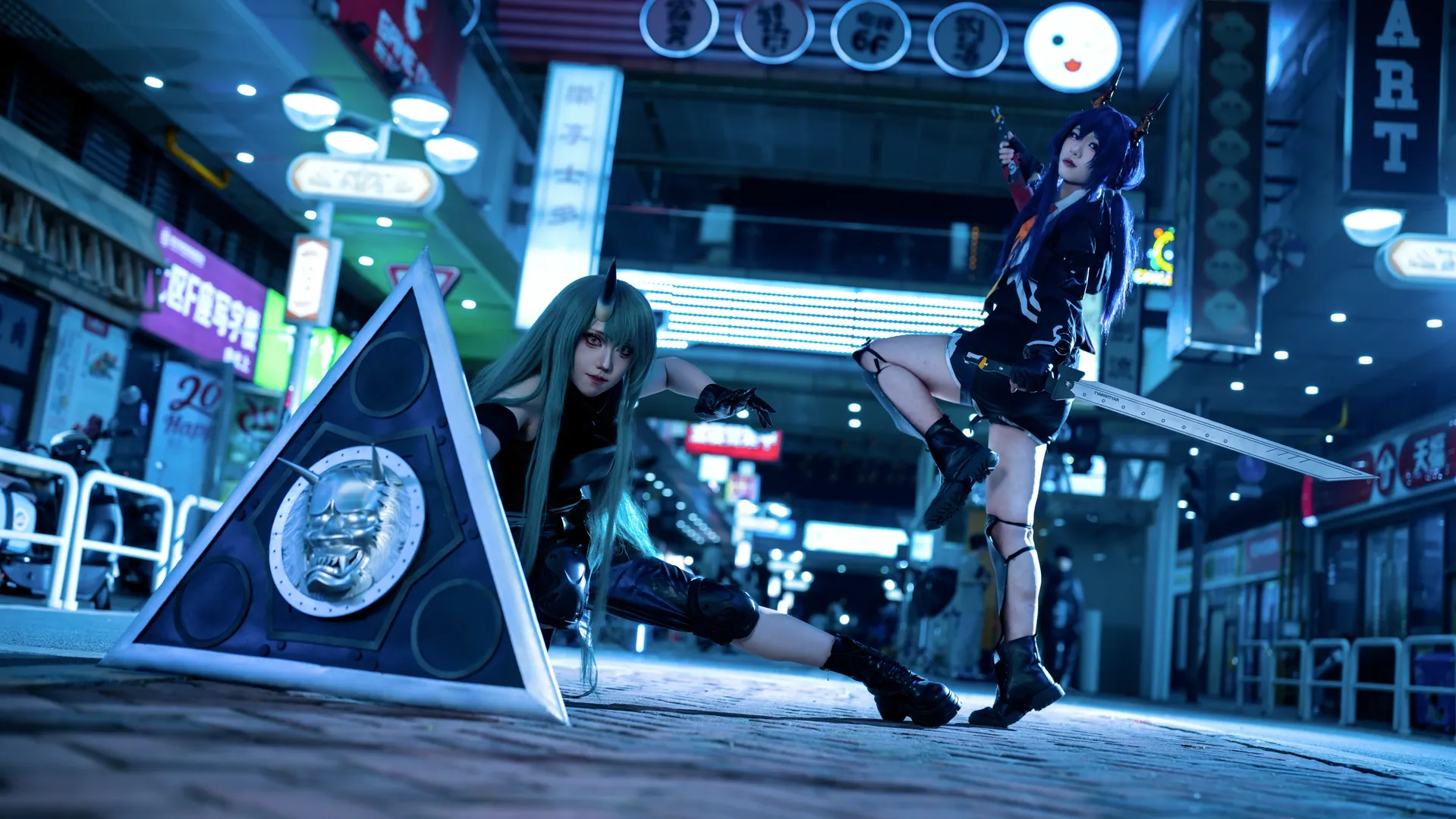 明日方舟, 陈cos, 双人cosplay, 龙门近卫局, 星熊cos