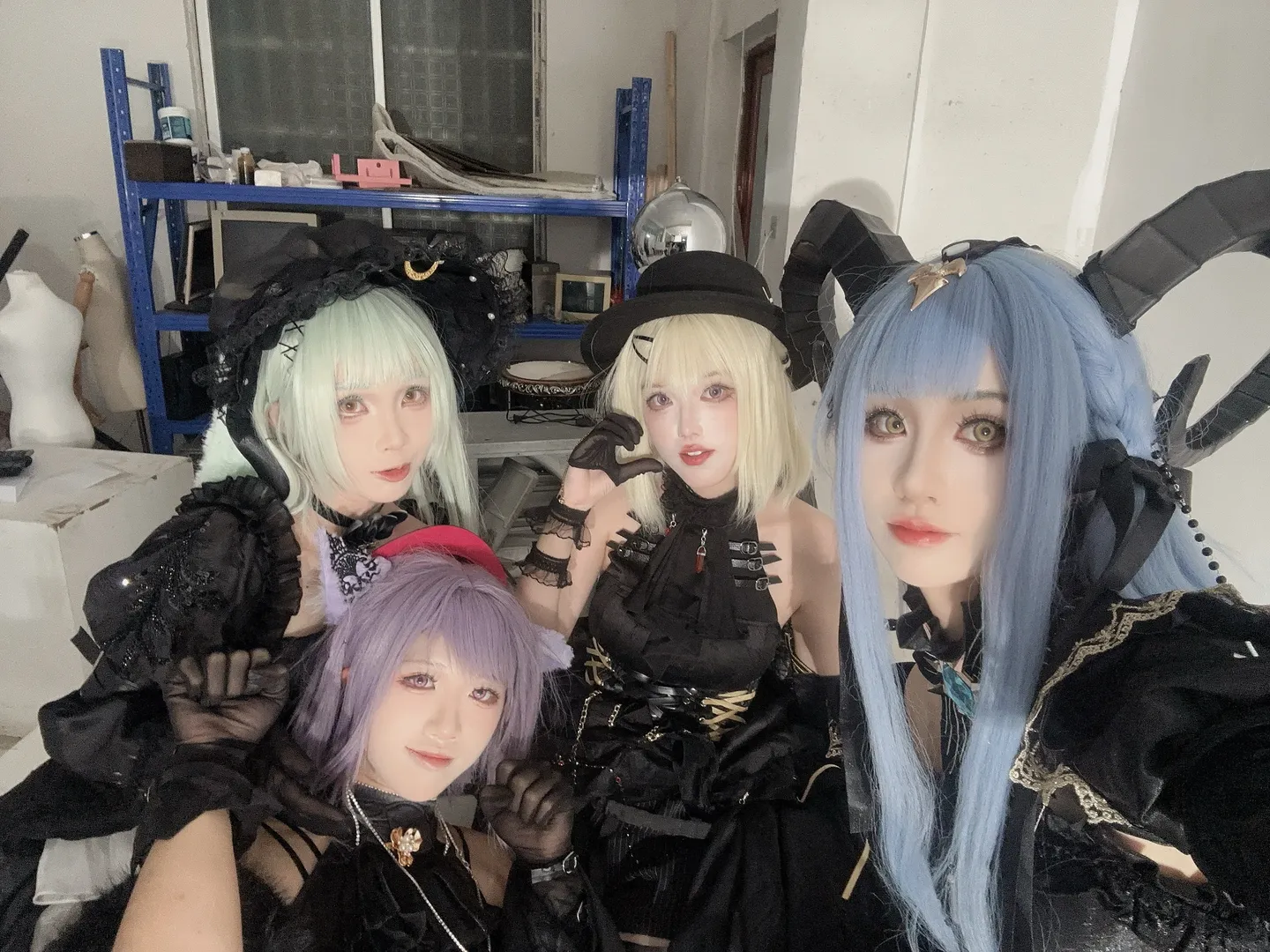 丰川祥子cos, 明日方舟, 若叶睦cos, 黑丝cosplay, 喵梦cos - 第2张