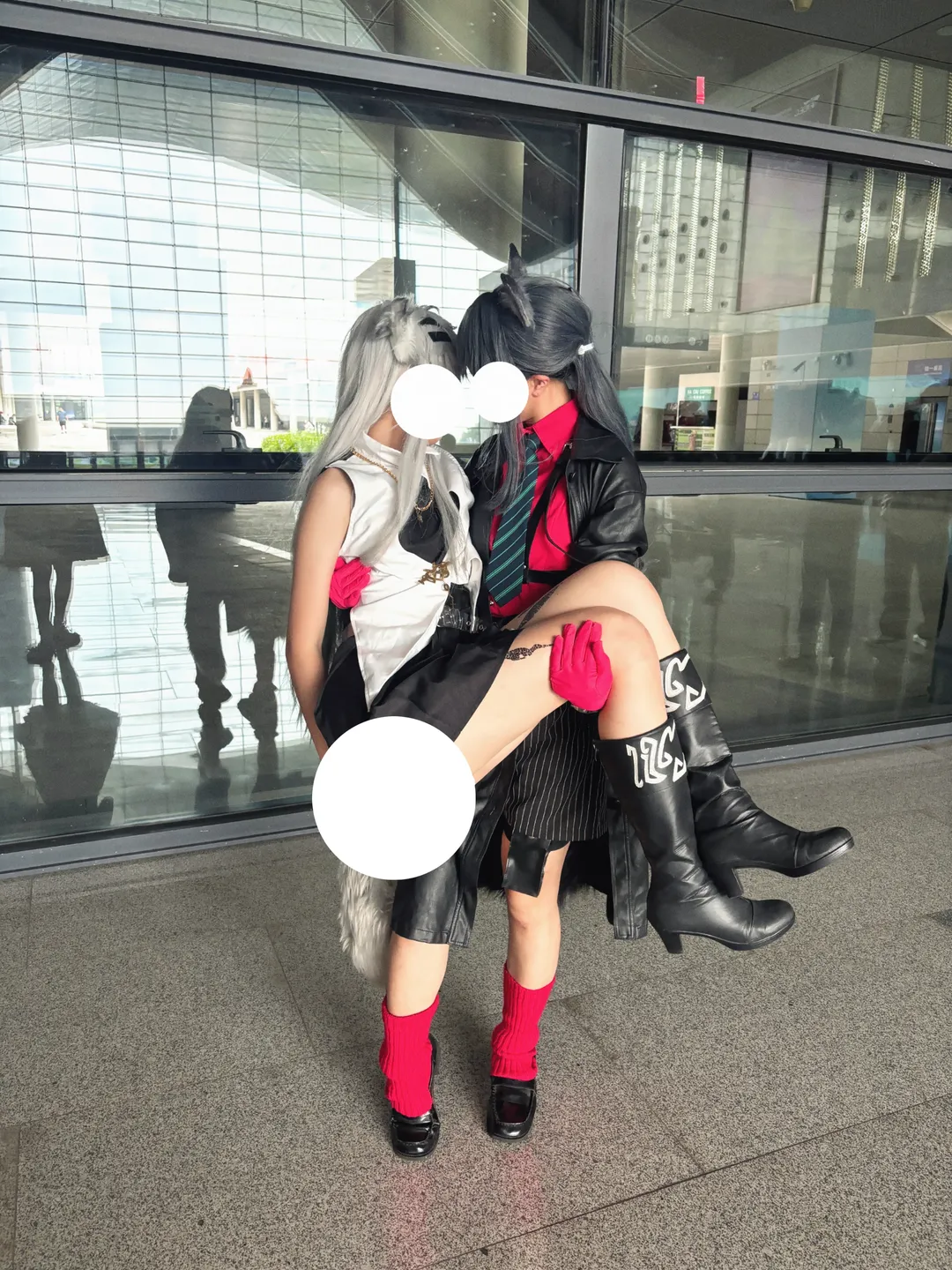 アークナイツ, ラップランドコスプレ, テキサス コスプレ, CPGアニメイベント, 二匹の狼 - 4枚目