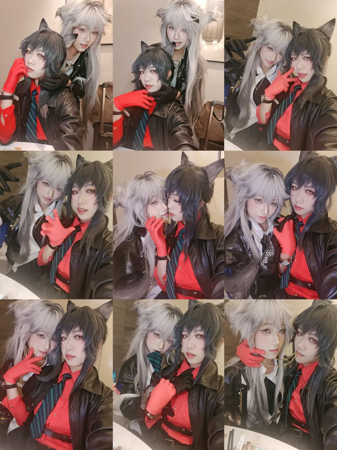 コスプレ, アークナイツ, ラップランドコスプレ, テキサス コスプレ, 二匹の狼 - 1枚目