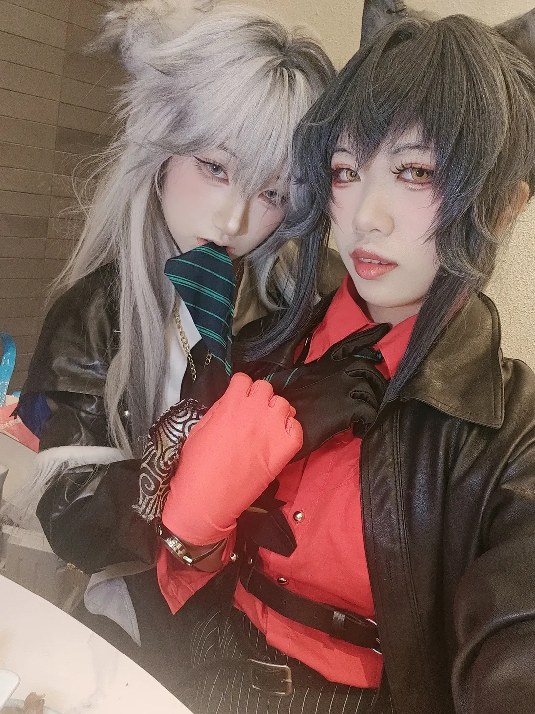cosplay, 明日方舟, 拉普兰德cos, 德克萨斯cos, 双狼