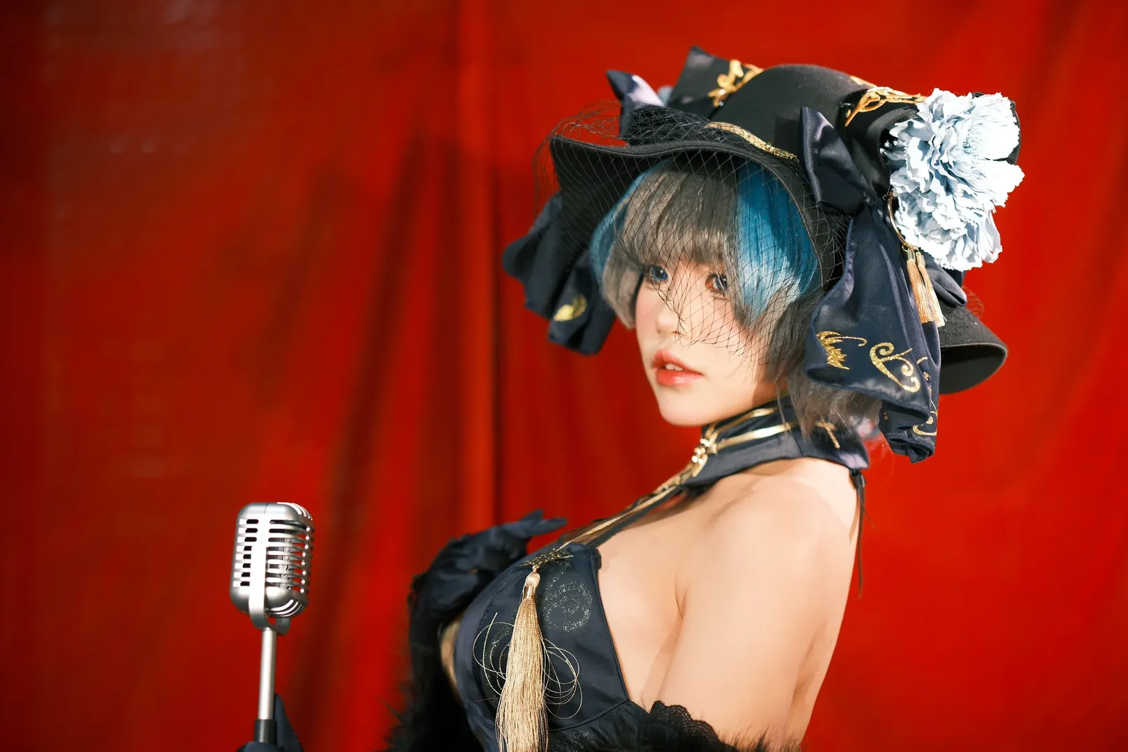柴郡cos, 碧蓝航线, 复古风格, Coser, 丝袜 - 第6张