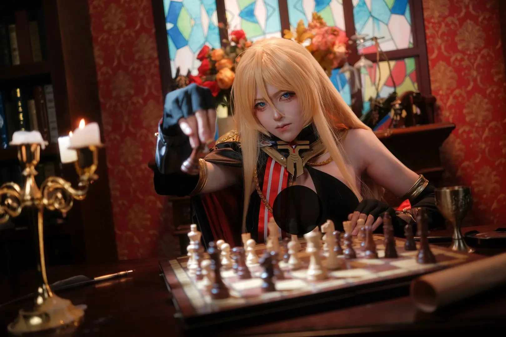 碧蓝航线, 二次元cos, 俾斯麦cos, 军事风cosplay, 铁血阵营