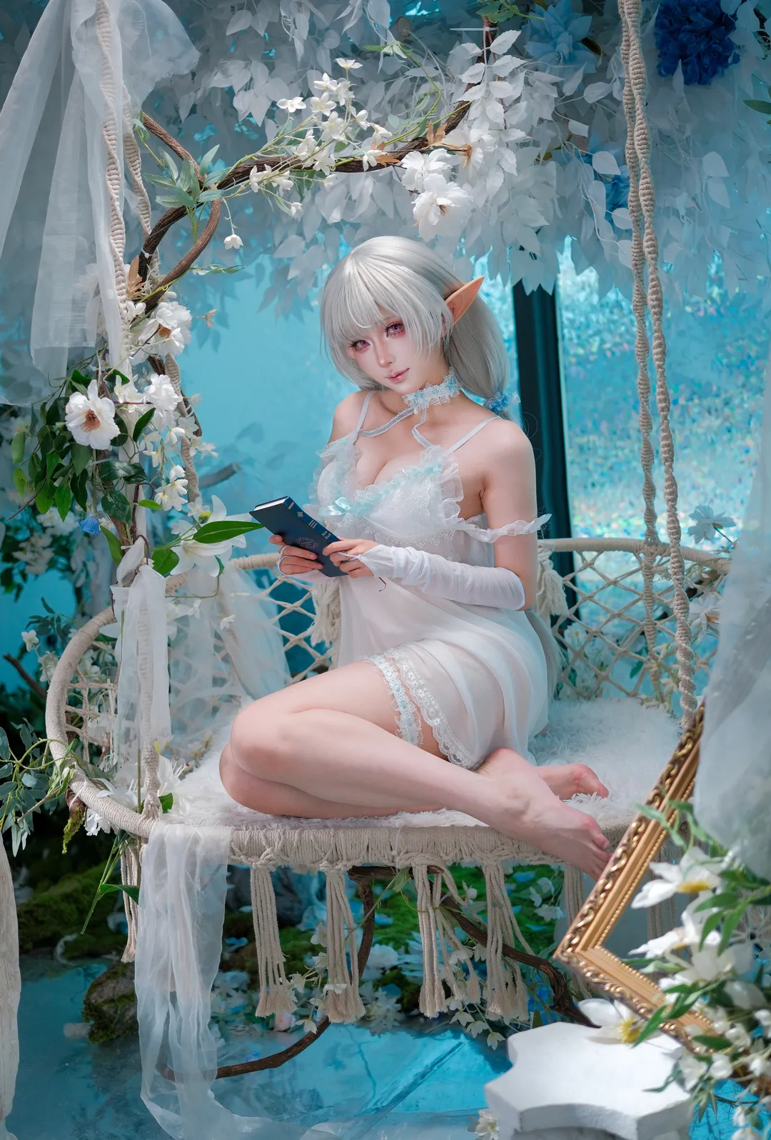唯美摄影, 碧蓝航线, 二次元cos, 埃佛森cos, 精灵耳