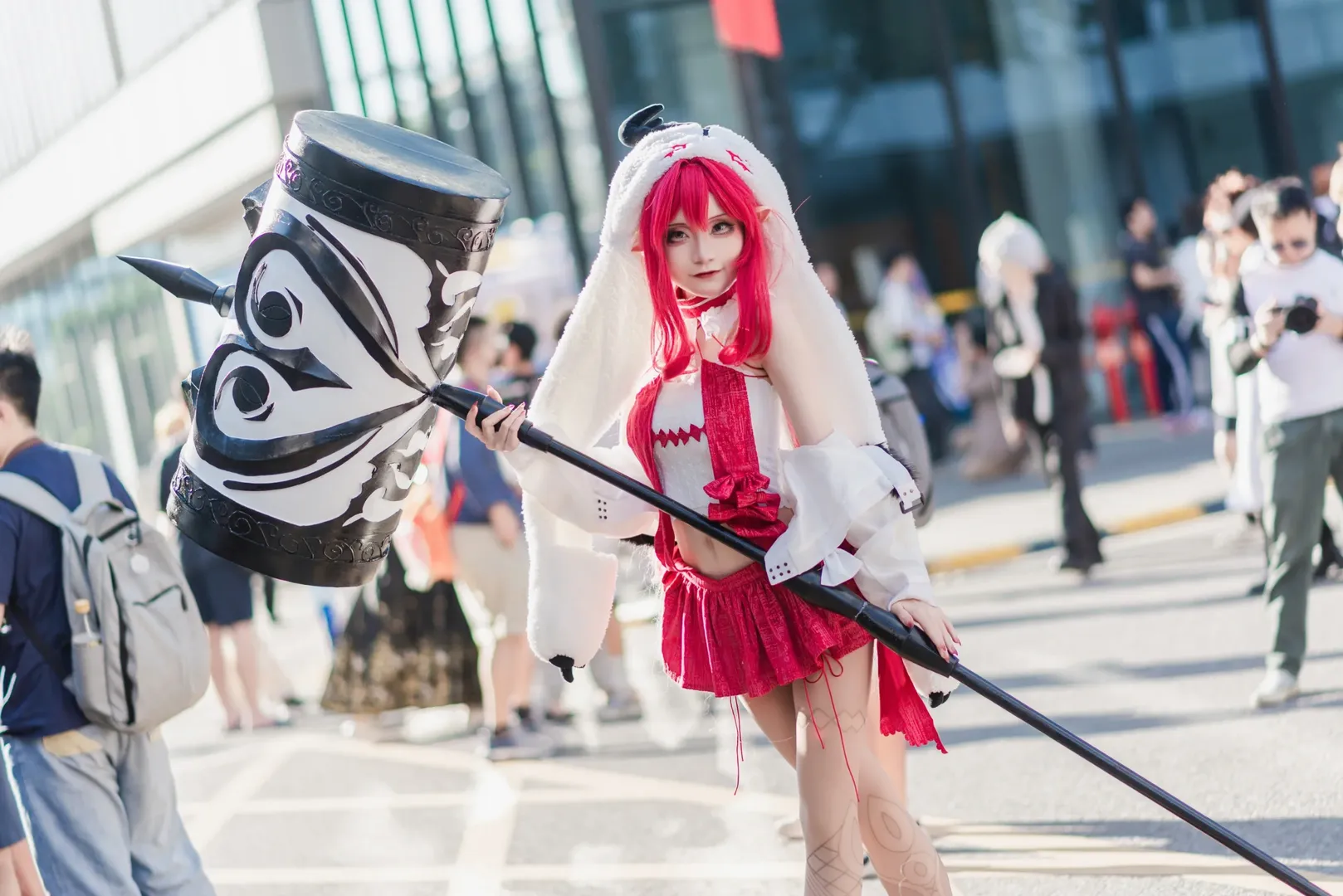 Fate/Grand Order, 漫展返图, 白丝, CICF, 芭万希cos - 第2张