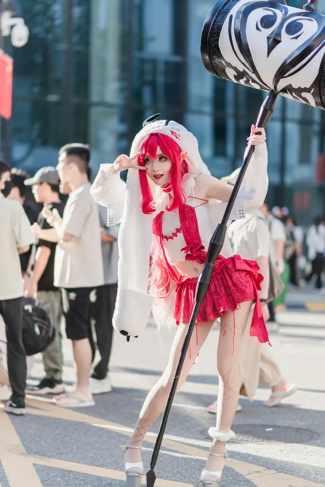 Fate/Grand Order, 漫展返图, 白丝, CICF, 芭万希cos - 第6张