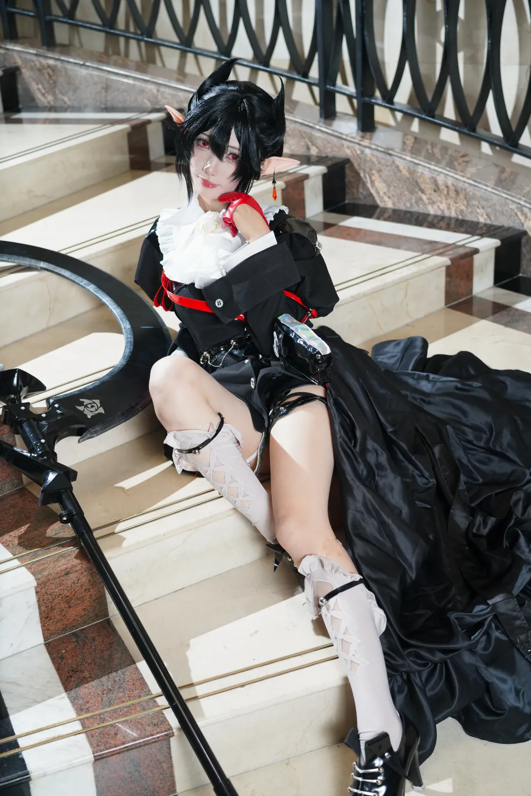 cosplay, 漫展返圖, 明日方舟, 隱德來希cos, 絲襪cos - 第1張
