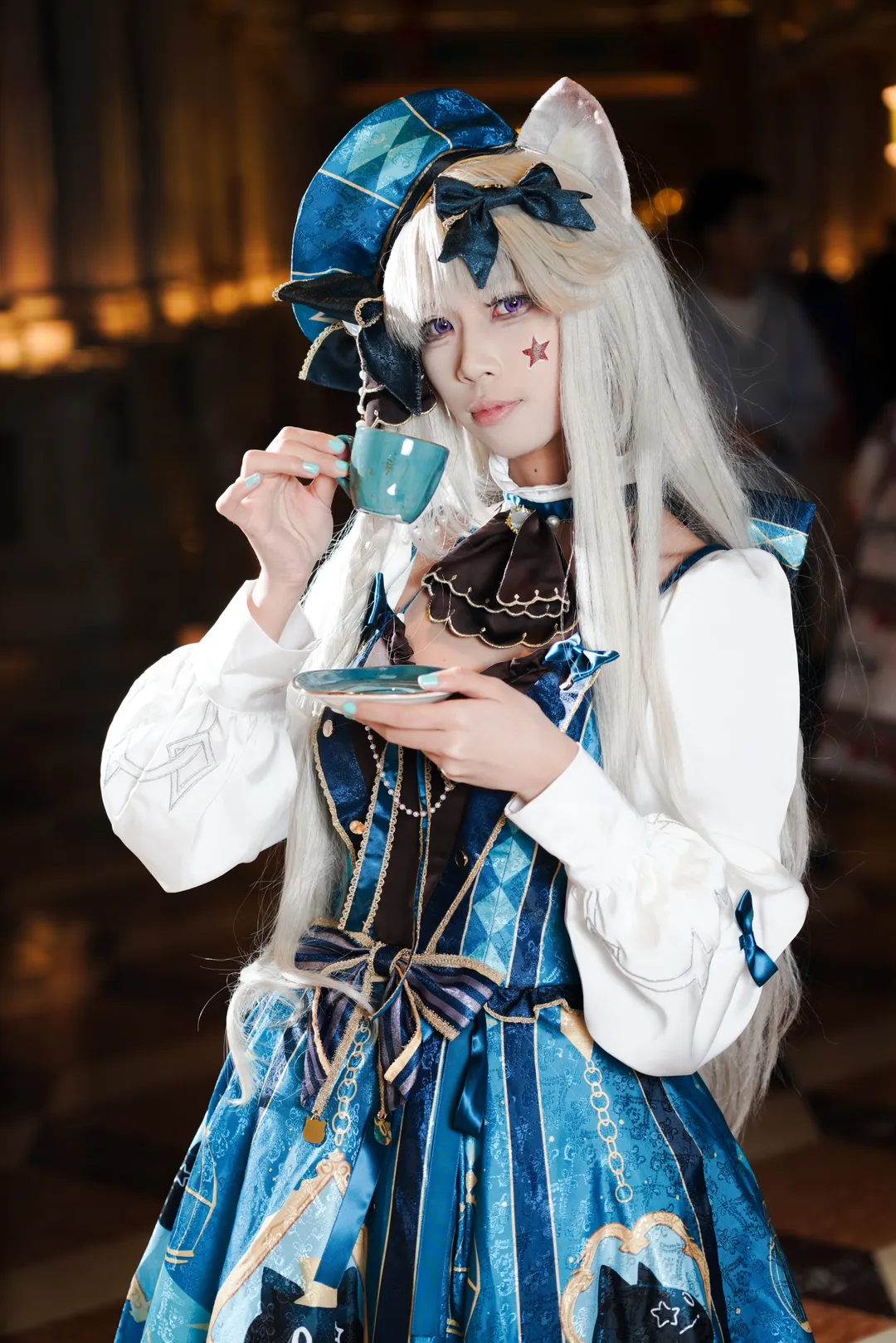 原神, 琳妮特cos, 漫展返图, cosplay摄影, 魔术师装扮 - 第1张